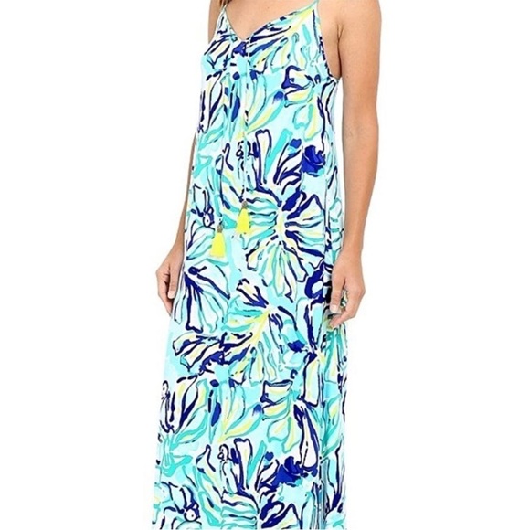 Lilly Pulitzer Philomena Strappy Maxi Dress Size XS - Picture 4 of 12